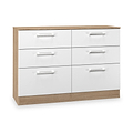 Hadley 6 Drawer Chest White Oak from Roseland Furniture