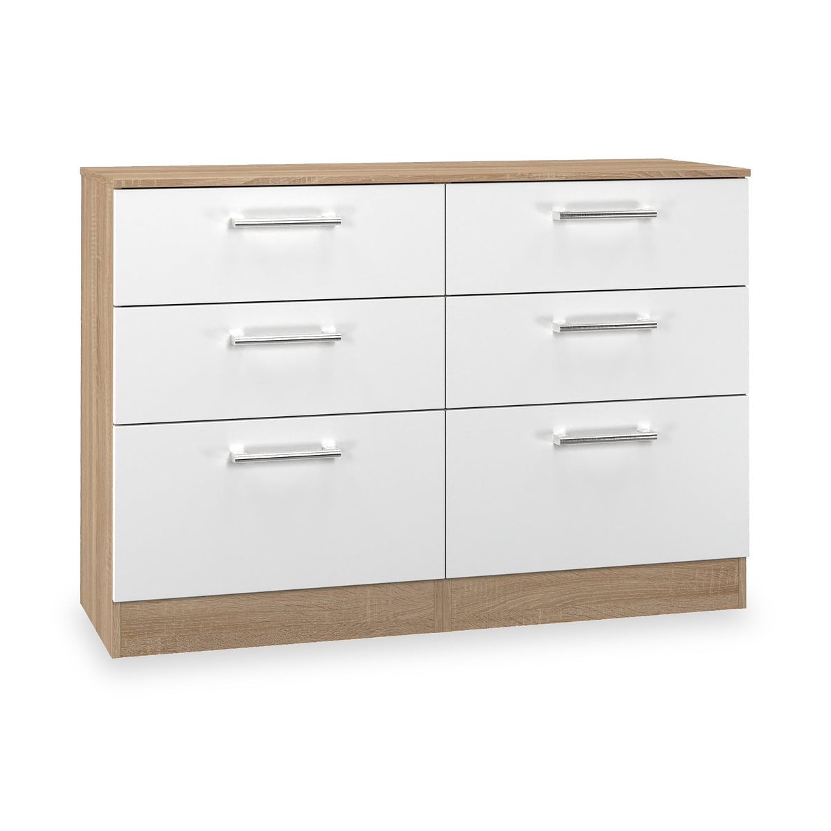 Hadley 6 Drawer Chest White Oak from Roseland Furniture