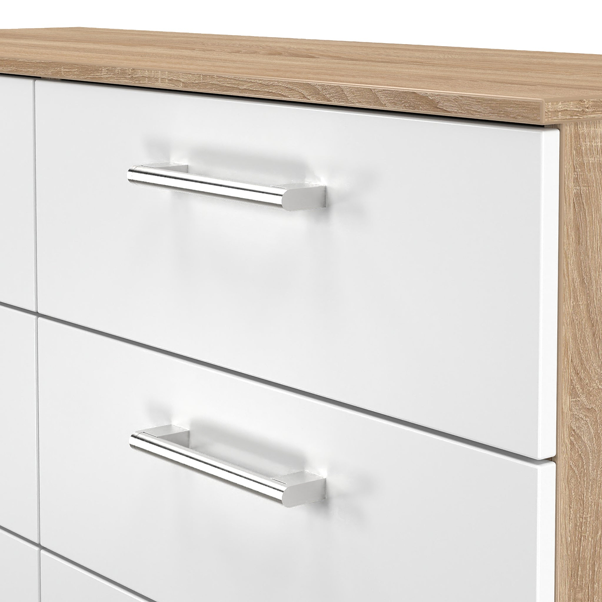 Hadley 6 Drawer Chest White Oak from Roseland Furniture