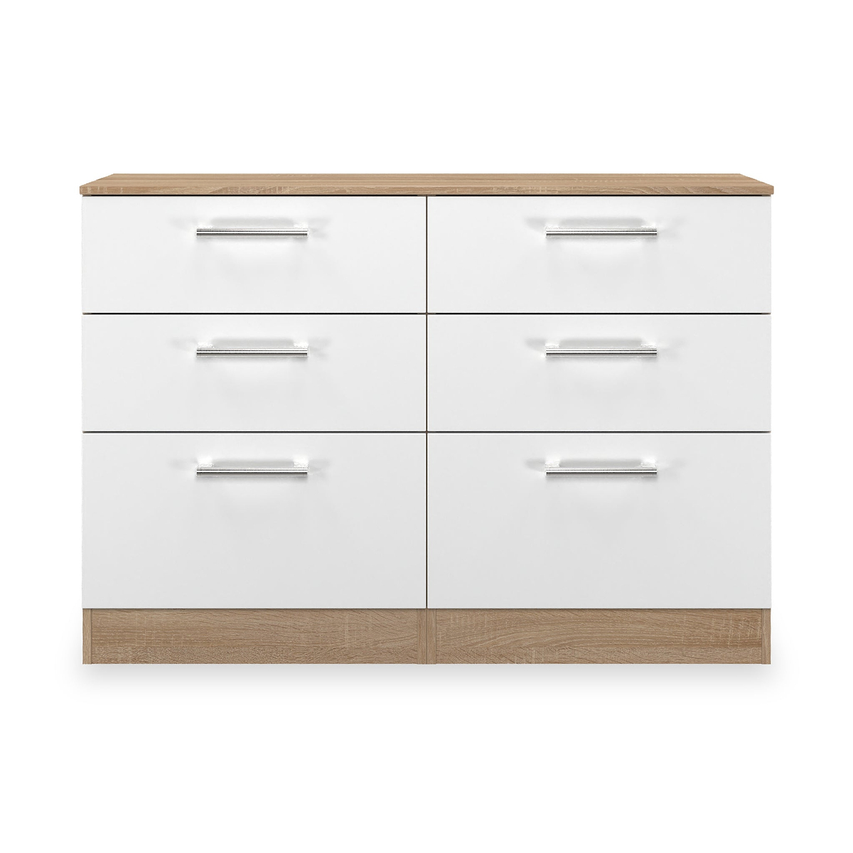 Hadley 6 Drawer Chest White Oak from Roseland Furniture