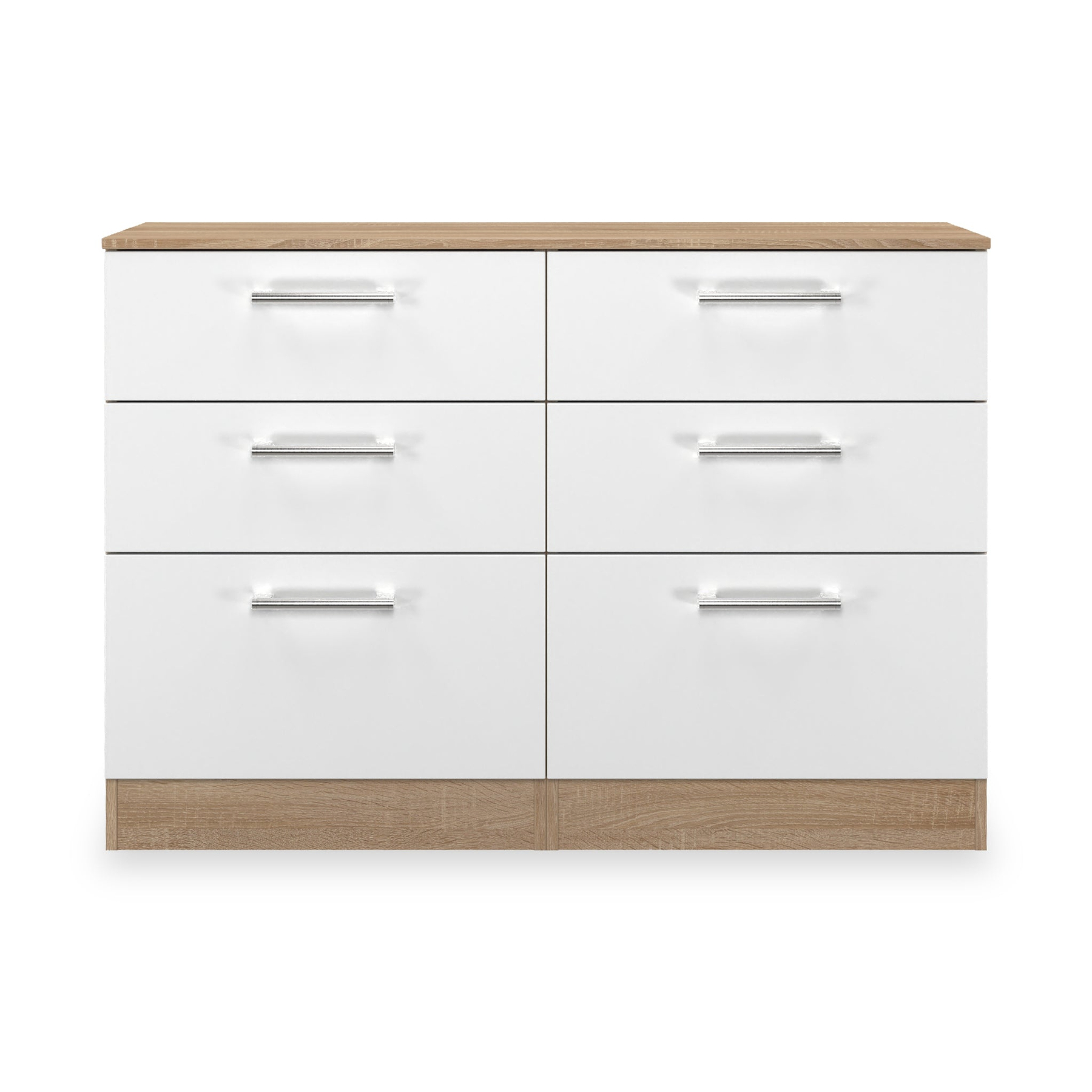 Hadley 6 Drawer Chest White Oak from Roseland Furniture