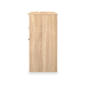 Hadley 3 Drawer Dressing Table Oak from Roseland Furniture