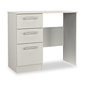 Hadley 3 Drawer Dressing Table Grey from Roseland Furniture