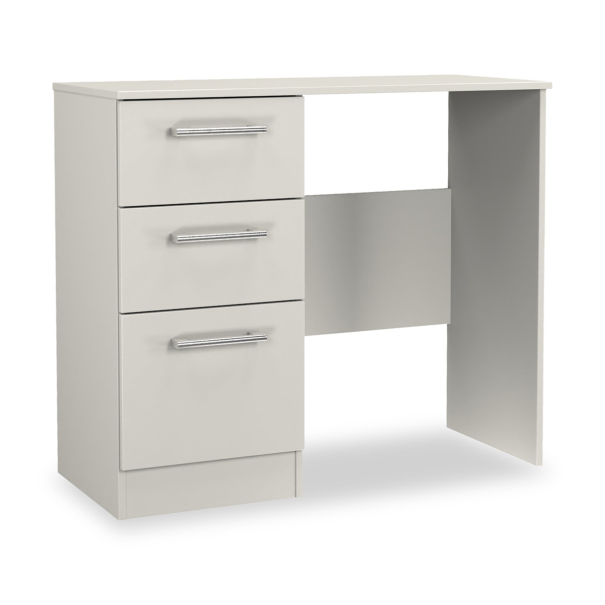Hadley 3 Drawer Dressing Table Grey from Roseland Furniture