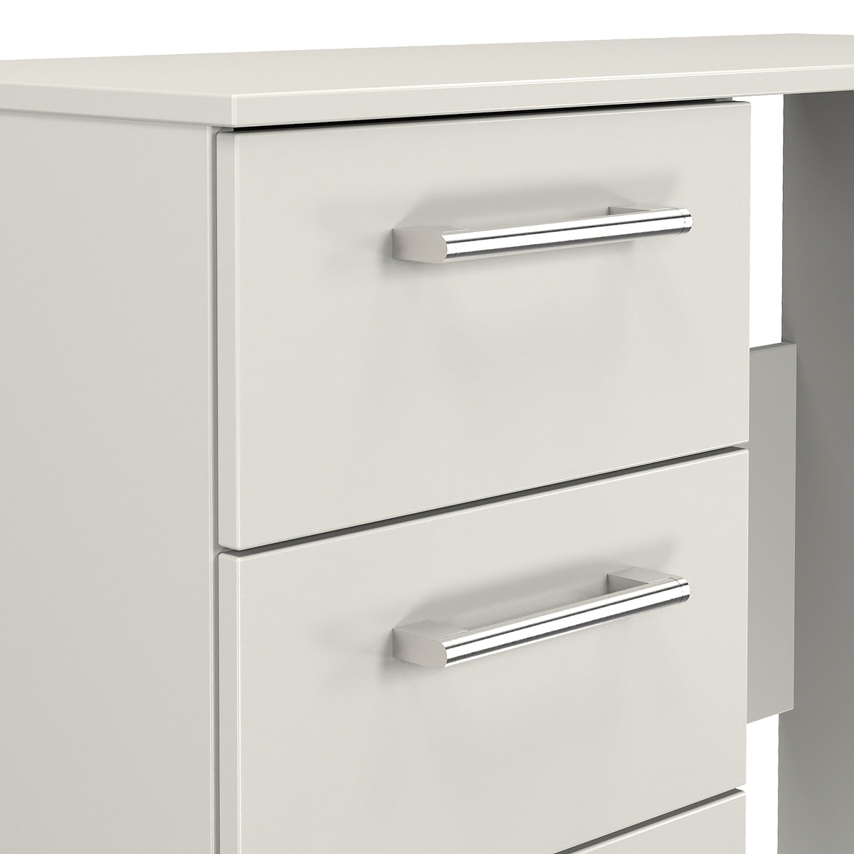 Hadley 3 Drawer Dressing Table Grey from Roseland Furniture