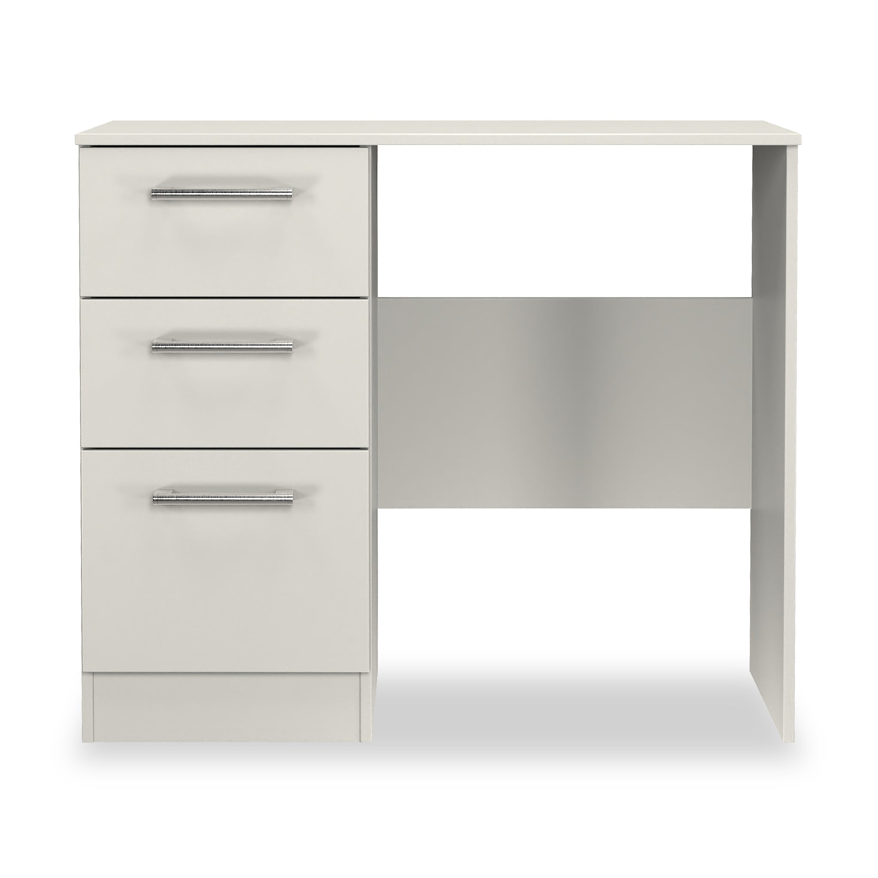 Hadley 3 Drawer Dressing Table Grey from Roseland Furniture