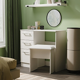 Hadley 3 Drawer Dressing Table Grey from Roseland Furniture