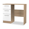 Hadley 3 Drawer Dressing Table White Oak from Roseland Furniture