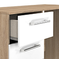 Hadley 3 Drawer Dressing Table White Oak from Roseland Furniture