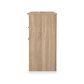 Hadley 3 Drawer Dressing Table White Oak from Roseland Furniture