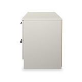 Hadley 4 Drawer Low Storage Unit Grey from Roseland Furniture