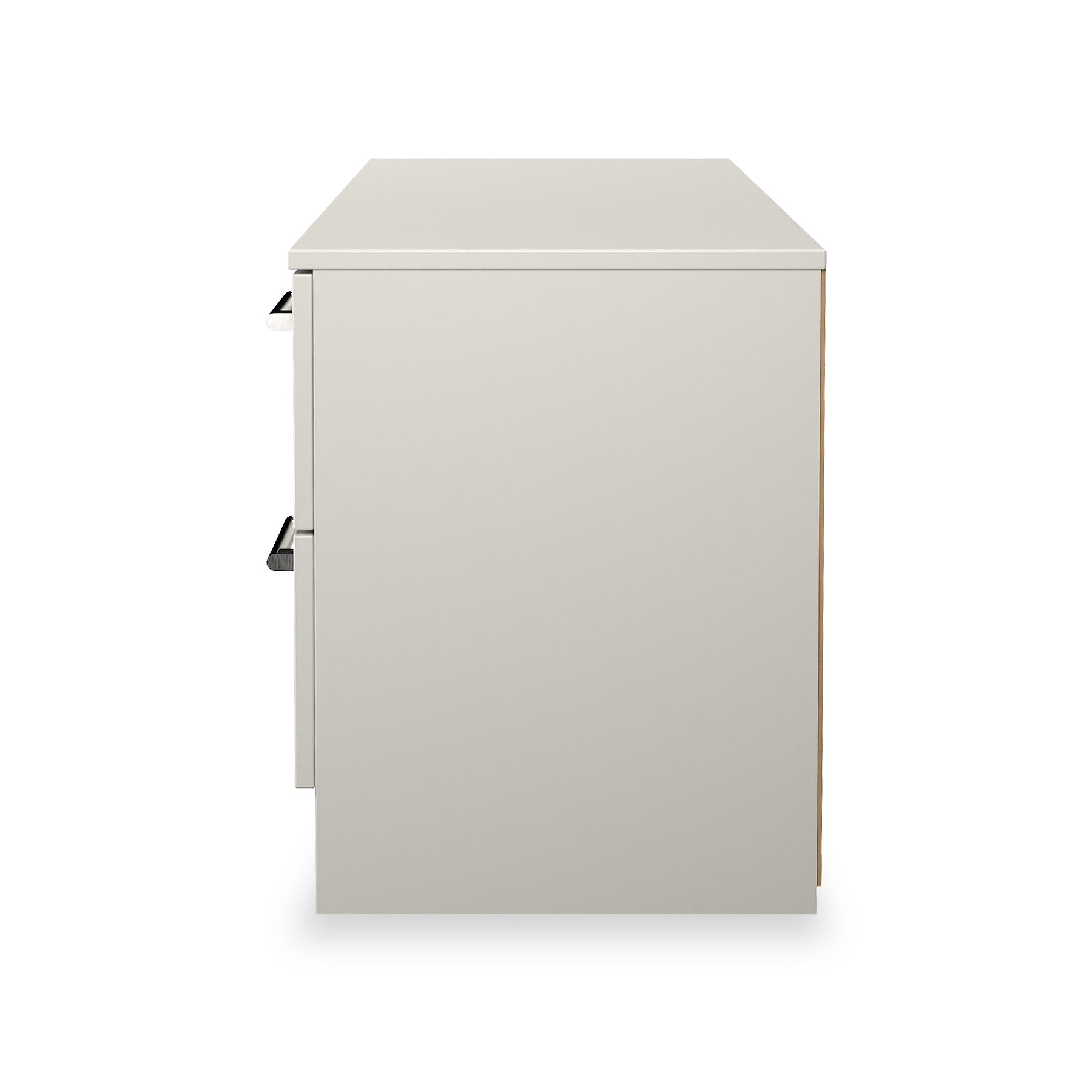 Hadley 4 Drawer Low Storage Unit Grey from Roseland Furniture