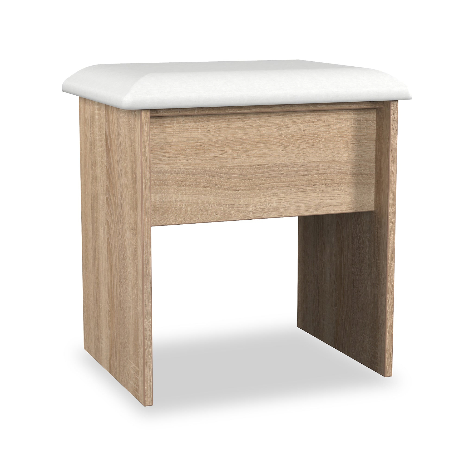 Hadley Dressing Table Stool Oak from Roseland Furniture