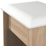 Hadley Dressing Table Stool Oak from Roseland Furniture