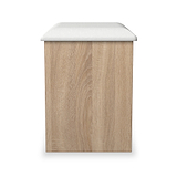 Hadley Dressing Table Stool Oak from Roseland Furniture