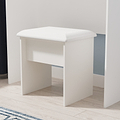 Hadley Dressing Table Stool Grey from Roseland Furniture