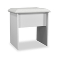 Hadley Dressing Table Stool White from Roseland Furniture