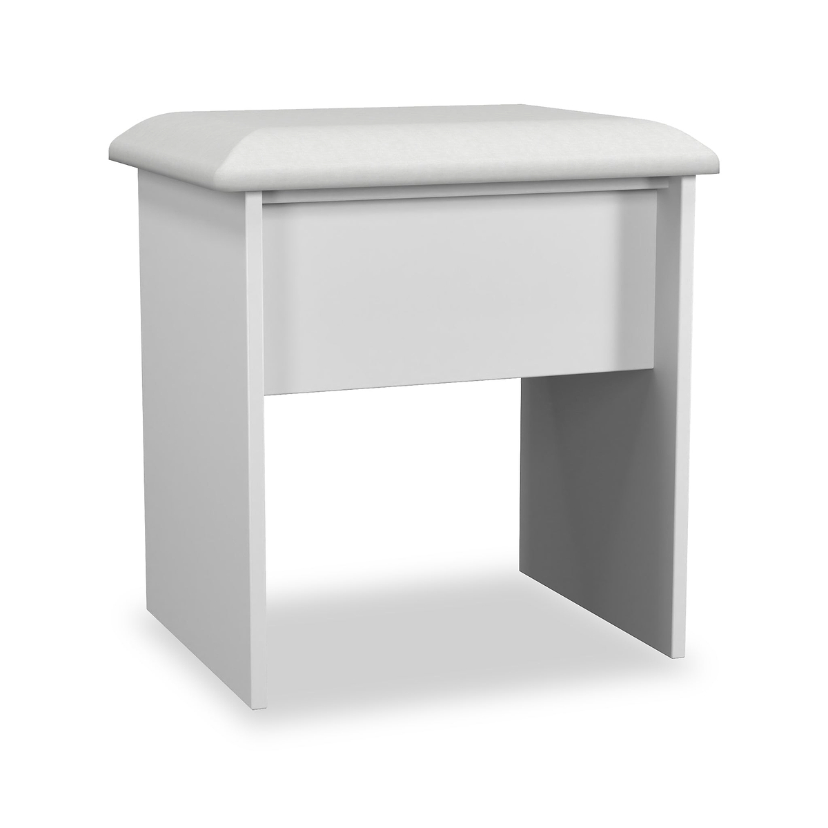 Hadley Dressing Table Stool White from Roseland Furniture