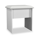Hadley Dressing Table Stool White from Roseland Furniture