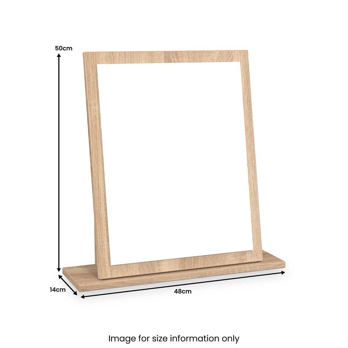 Hadley Mirror Oak from Roseland Furniture