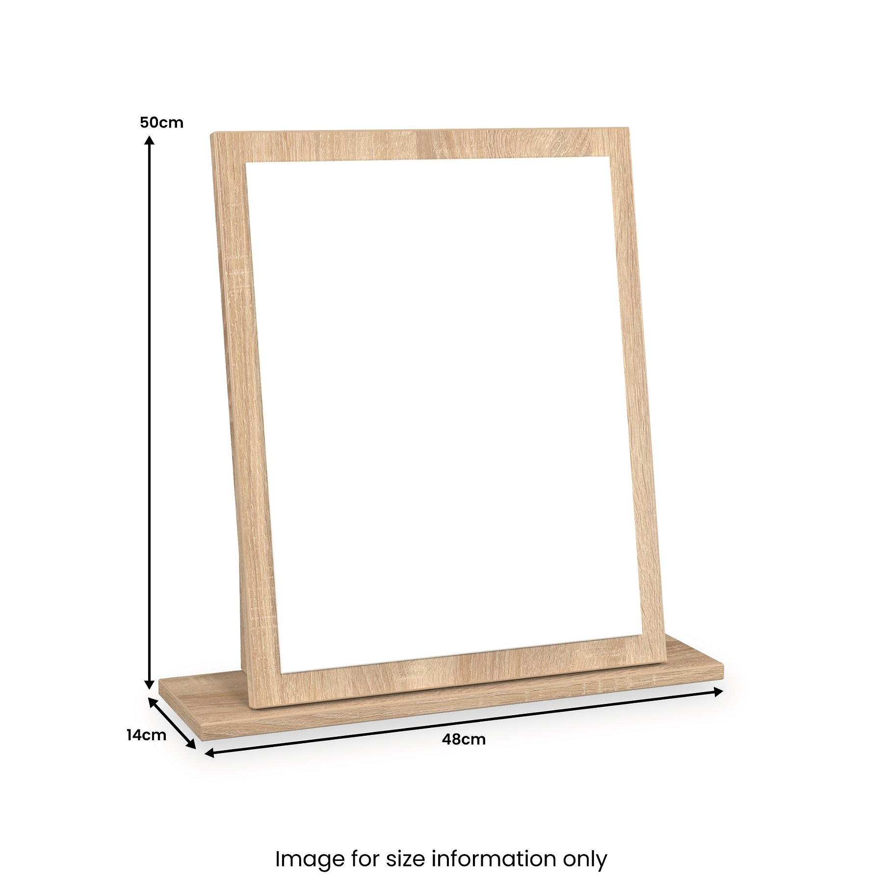 Hadley Mirror Oak from Roseland Furniture