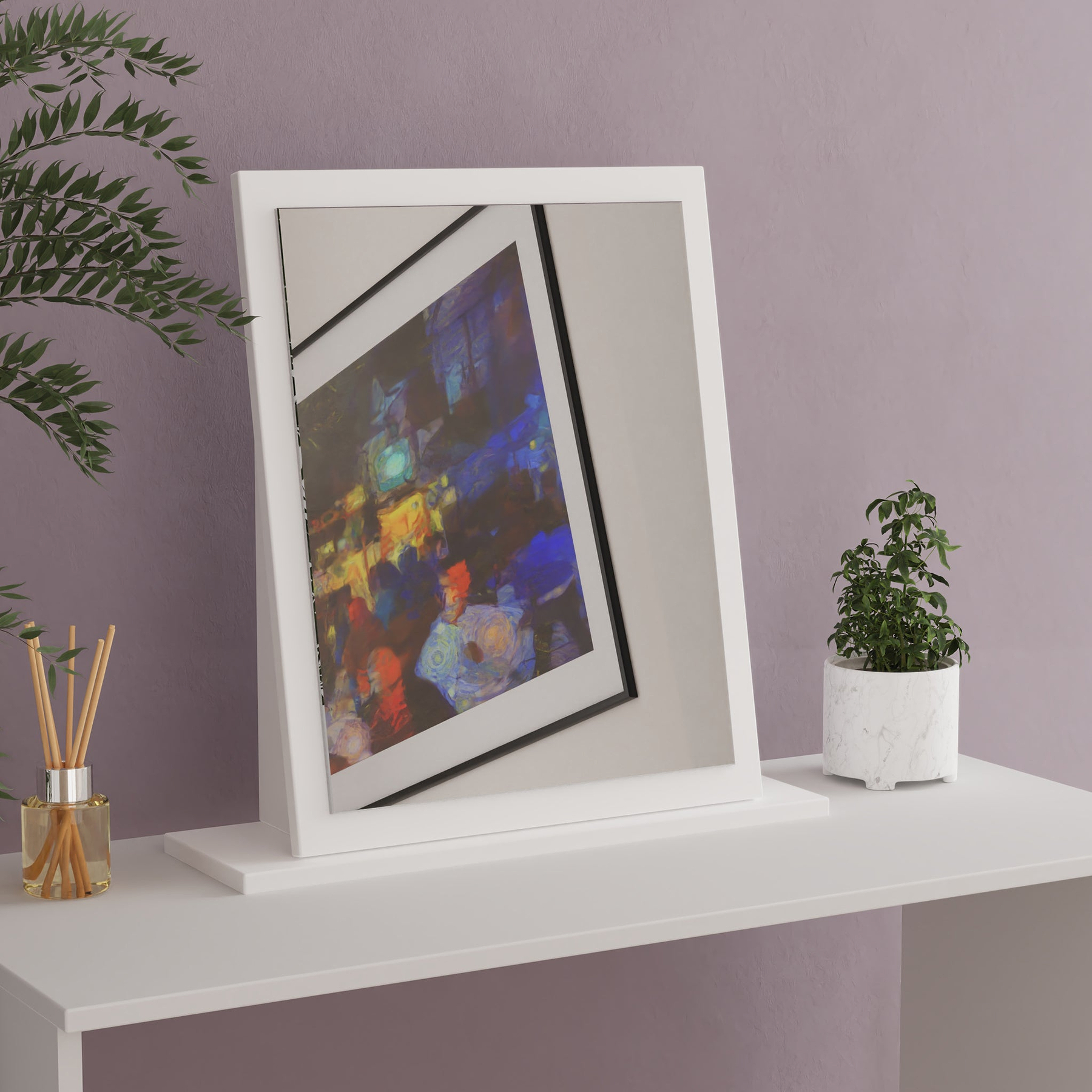 Hadley Mirror White from Roseland Furniture