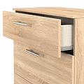 Hadley 3 Drawer Deep Chest Oak from Roseland Furniture