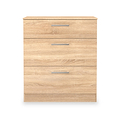 Hadley 3 Drawer Deep Chest Oak from Roseland Furniture