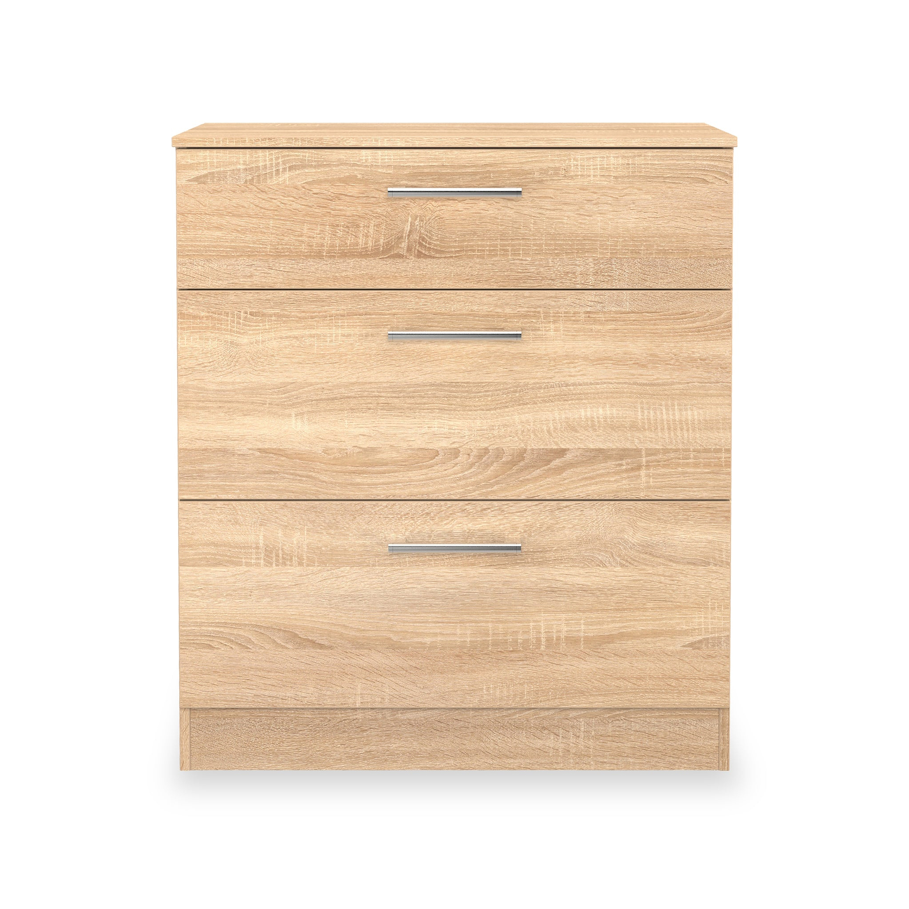 Hadley 3 Drawer Deep Chest Oak from Roseland Furniture