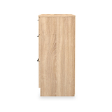 Hadley 3 Drawer Deep Chest Oak from Roseland Furniture