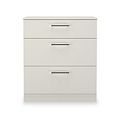 Hadley 3 Drawer Deep Chest Grey from Roseland Furniture