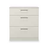 Hadley 3 Drawer Deep Chest Grey from Roseland Furniture
