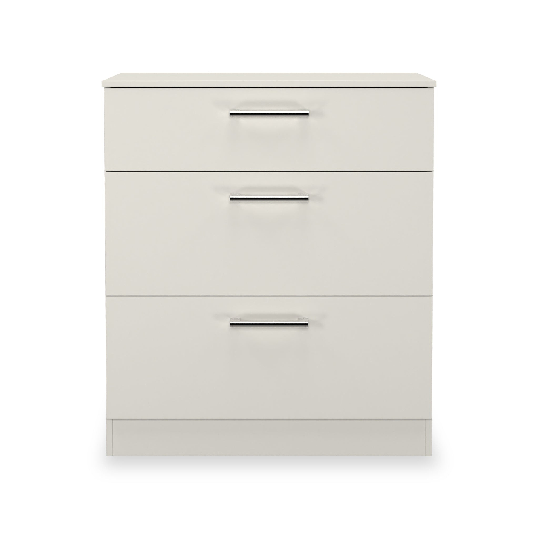 Hadley 3 Drawer Deep Chest Grey from Roseland Furniture