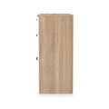 Hadley 3 Drawer Deep Chest White Oak from Roseland Furniture