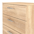 Hadley 4 Drawer Deep Chest Oak from Roseland Furniture