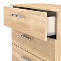 Hadley 4 Drawer Deep Chest Oak from Roseland Furniture