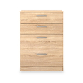 Hadley 4 Drawer Deep Chest Oak from Roseland Furniture