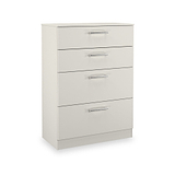 Hadley 4 Drawer Deep Chest Grey from Roseland Furniture