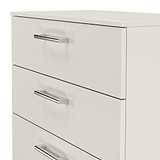 Hadley 4 Drawer Deep Chest Grey from Roseland Furniture