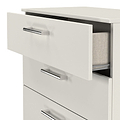 Hadley 4 Drawer Deep Chest Grey from Roseland Furniture