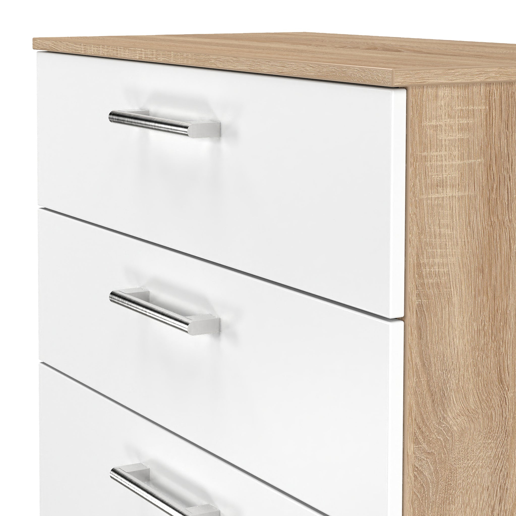 Hadley 4 Drawer Deep Chest White Oak from Roseland Furniture
