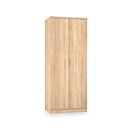 Hadley Double Wardrobe Oak from Roseland Furniture