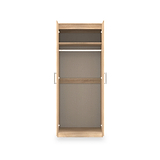 Hadley Double Wardrobe Oak from Roseland Furniture