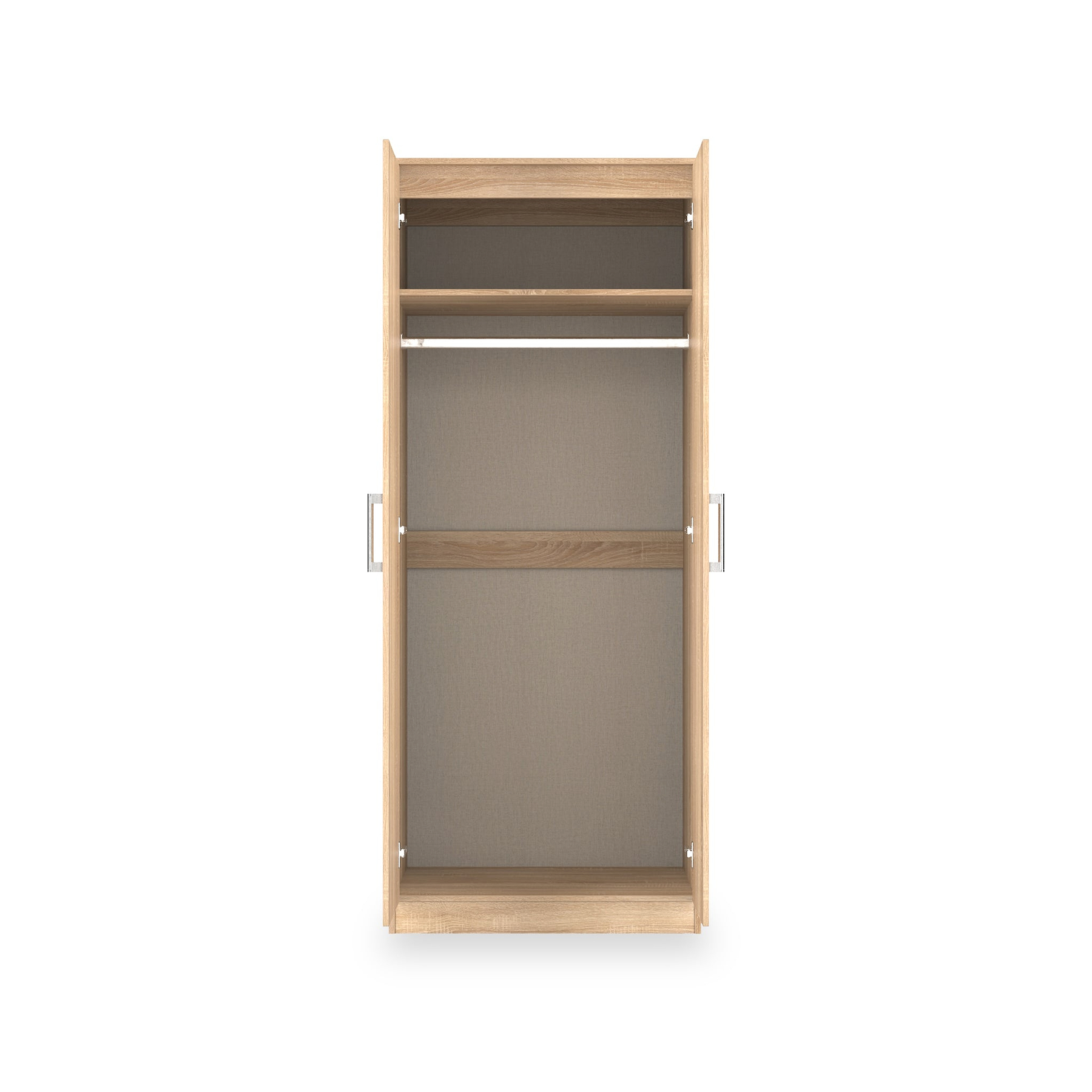 Hadley Double Wardrobe Oak from Roseland Furniture