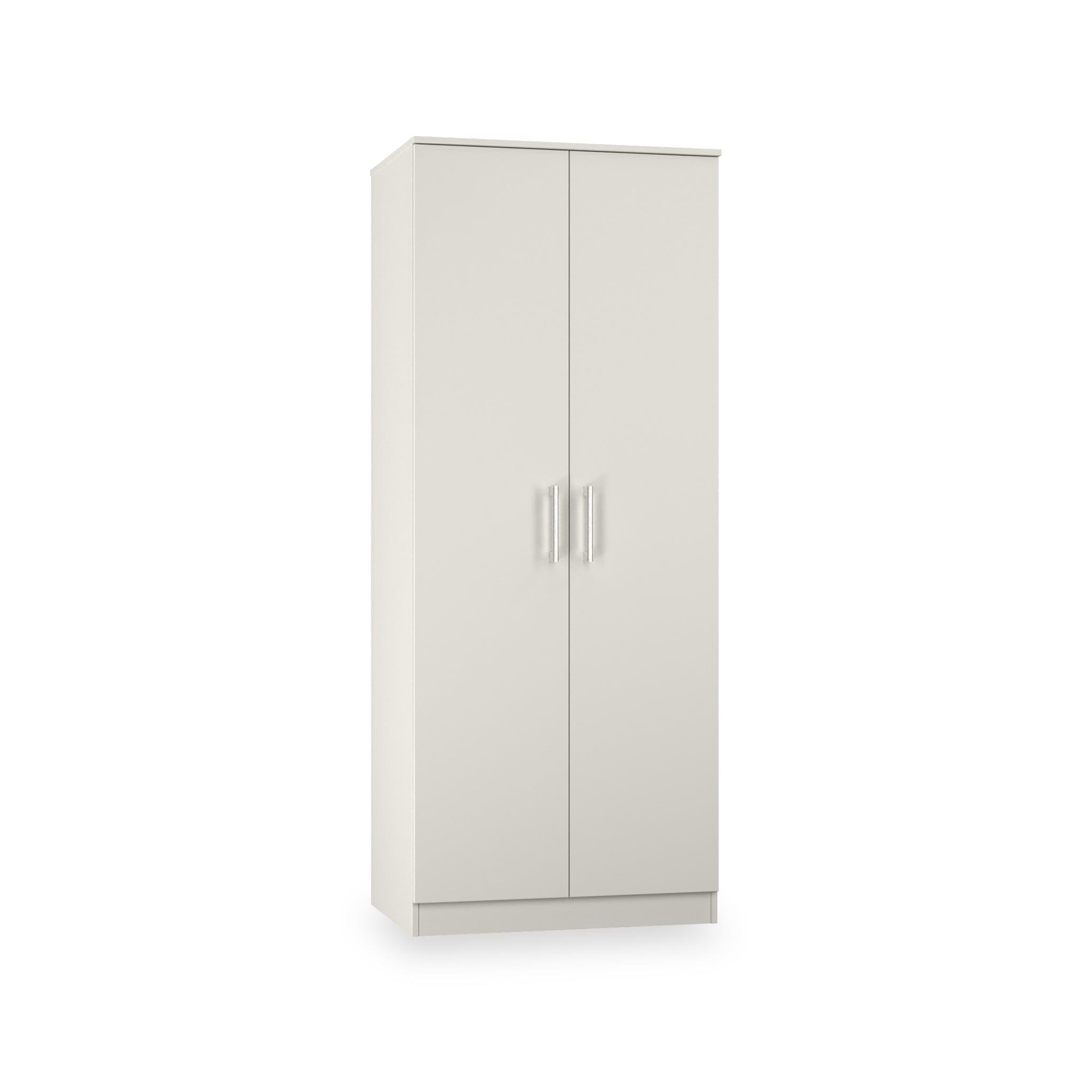Hadley Double Wardrobe Grey from Roseland Furniture