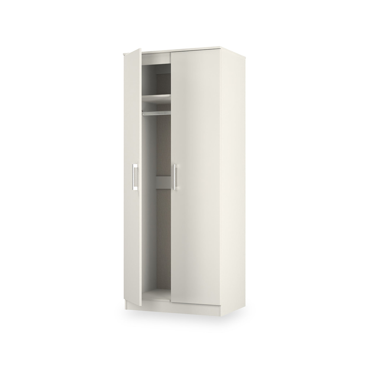 Hadley Double Wardrobe Grey from Roseland Furniture
