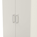 Hadley Double Wardrobe Grey from Roseland Furniture
