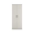 Hadley Double Wardrobe Grey from Roseland Furniture