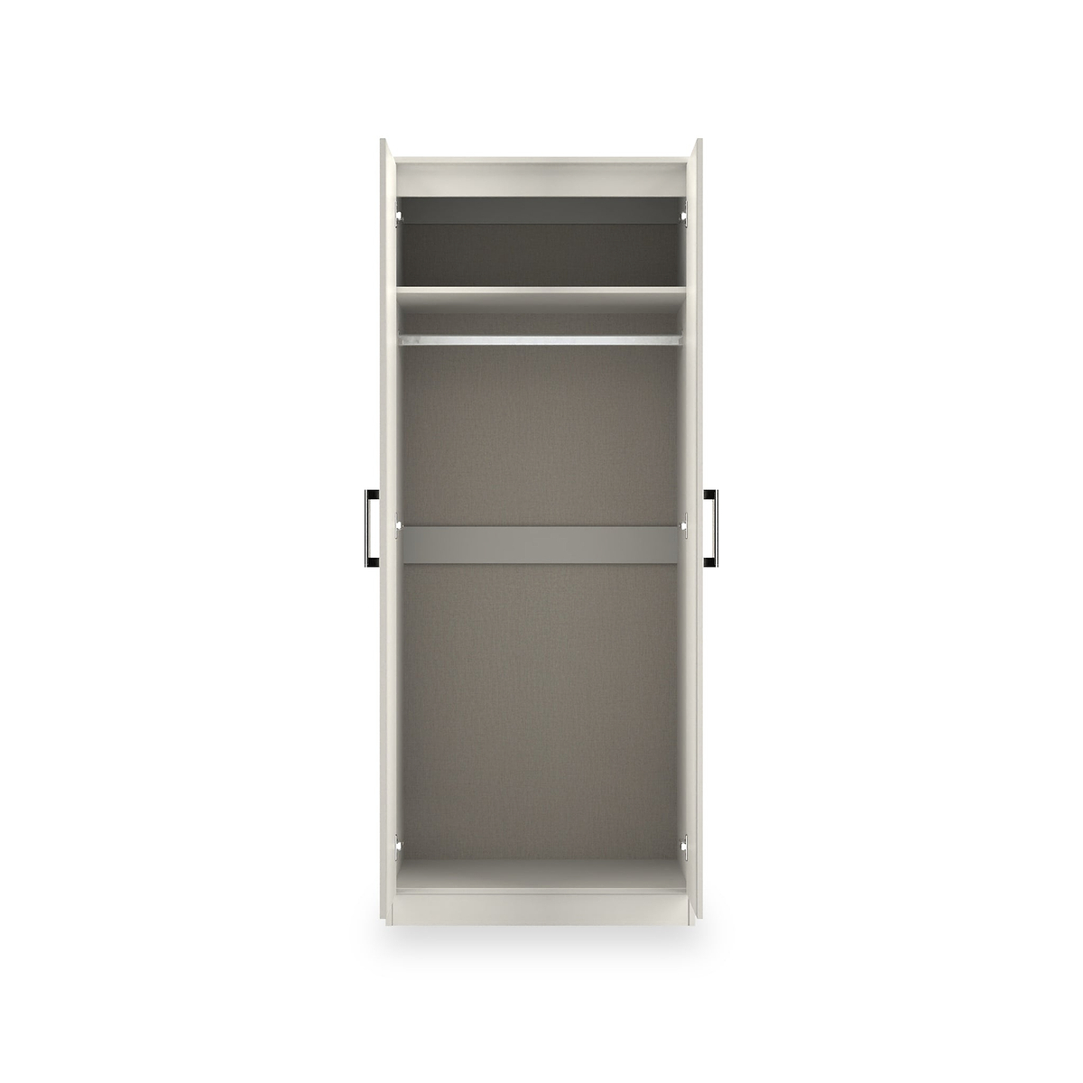 Hadley Double Wardrobe Grey from Roseland Furniture