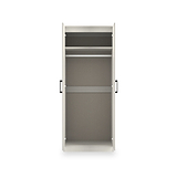 Hadley Double Wardrobe Grey from Roseland Furniture